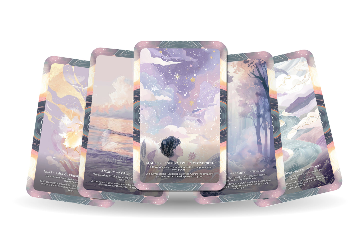 Emotion Harmonizer Cards – Balance Your Feelings – Emotional Awareness & Healing 22-Card Deck