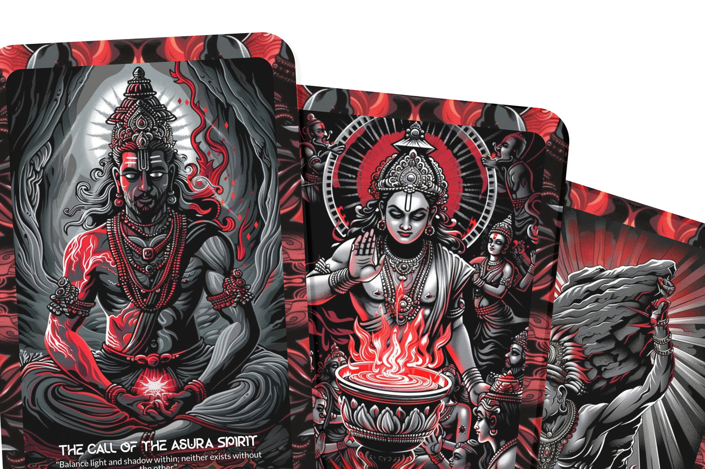 The Daitya Chronicles – A Mythic Demon Oracle Deck – 22 Oracle Cards – Tales of Asura Lineage