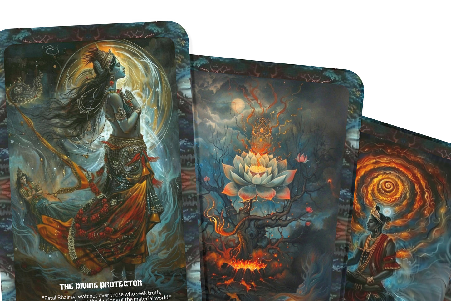 The Prophecy of Patal Bhairavi – A Dark Goddess Oracle Deck – 22 Oracle Cards – Andhra Pradesh’s Tantric Power