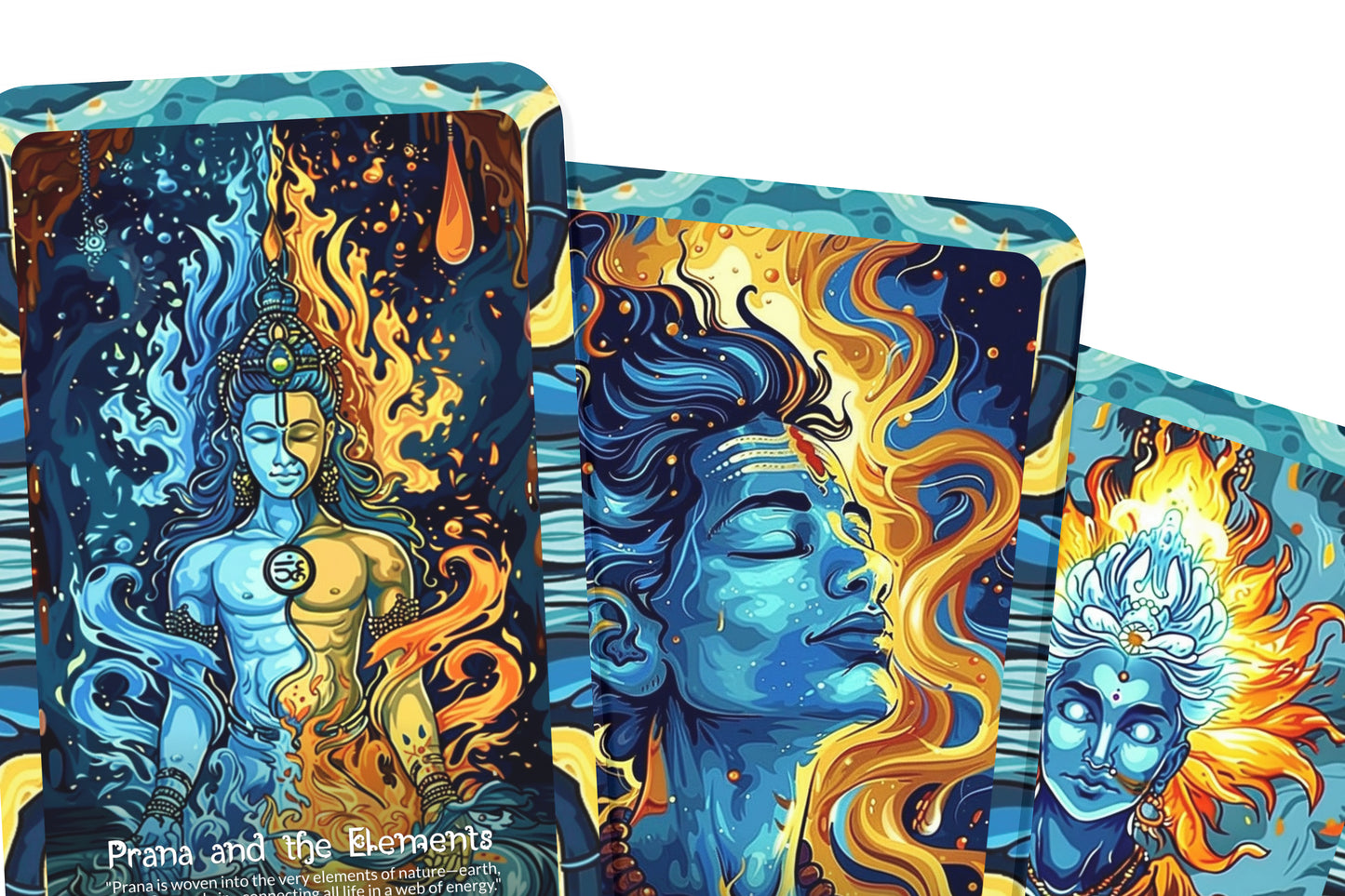 The Flow of Prana – A Life Force Oracle Deck – 22 Oracle Cards – Vital Energy Wisdom of India