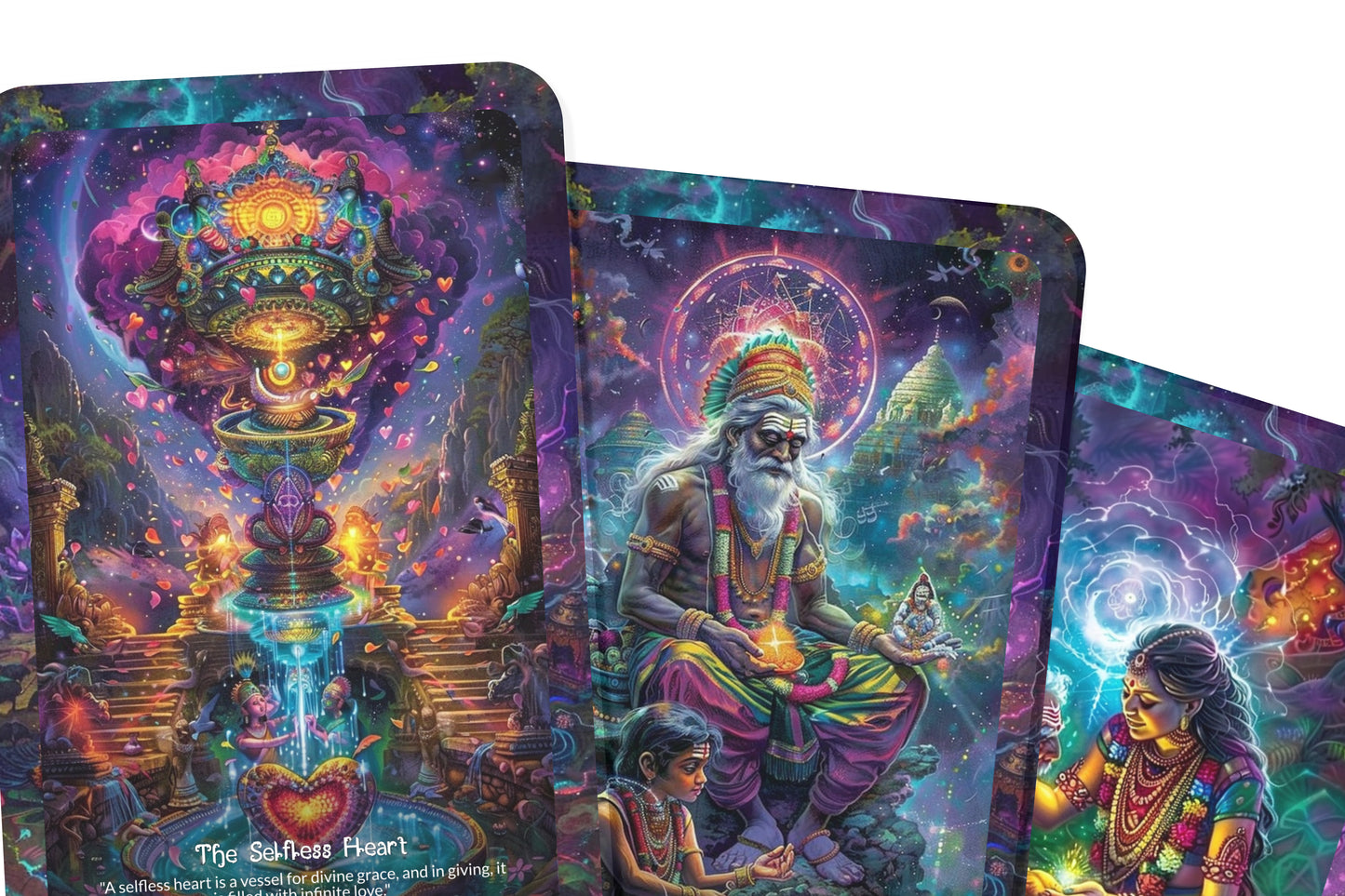 Path of Seva Selfless Service Oracle: Cultivate compassion and kindness with this 22-card deck, inspiring a life of purpose and meaning through selfless service.