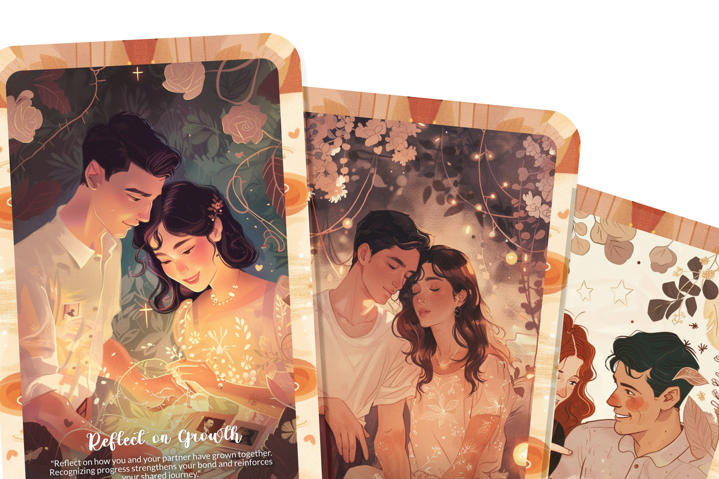 Couples Deepening Deck – Strengthen Your Relationship Bond – Intimacy, Trust & Growth 22-Card Deck