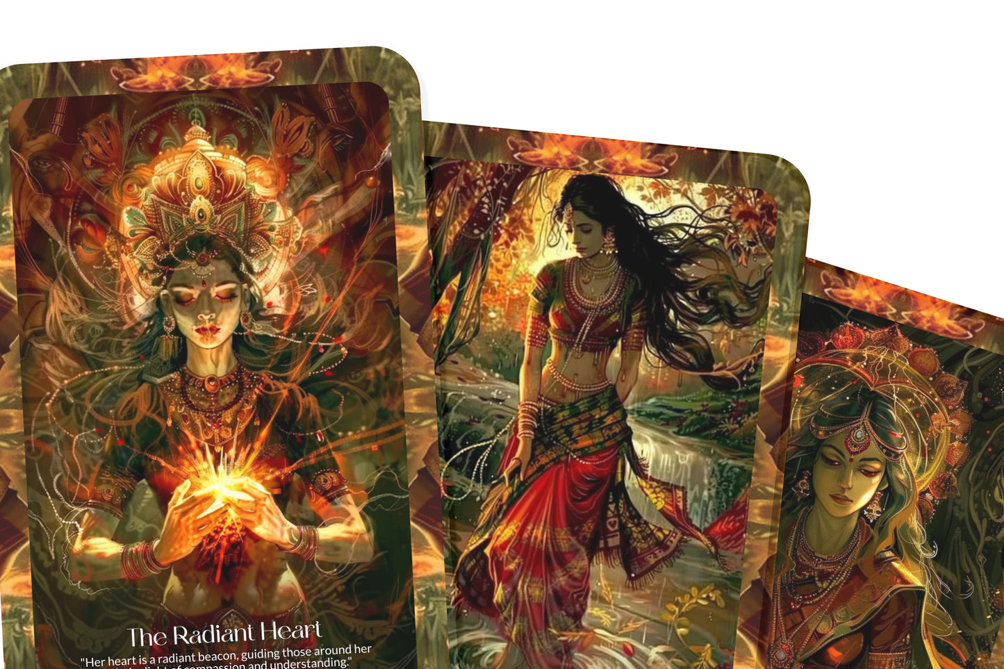 The Beauty of Nari Oracle: Celebrate the divine feminine with this 22-card deck, guiding you on a journey of self-love, empowerment, and spiritual growth.
