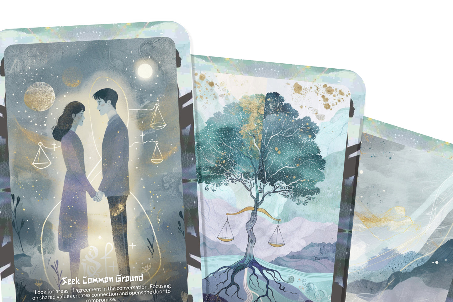Conflict Harmony Cards – Turn Tension Into Understanding – Tools for Peaceful Communication 22-Card Deck