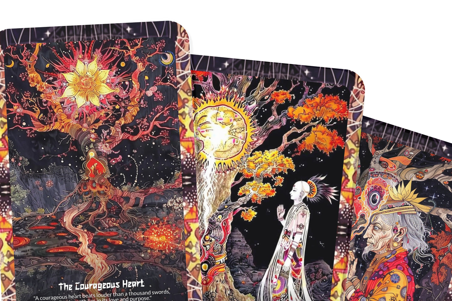 The Legend of Rani Padmini – A Warrior Queen Oracle Deck – 22 Oracle Cards – Flame of Rajasthan’s Honor