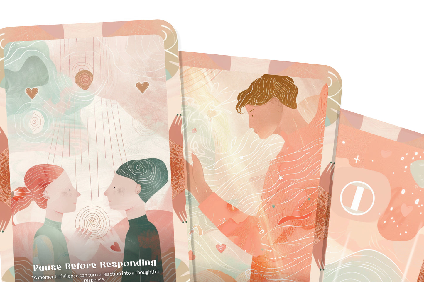 Heart-Centered Communication Cards – Speak From the Soul – Deep Listening & Loving Expression 22-Card Deck