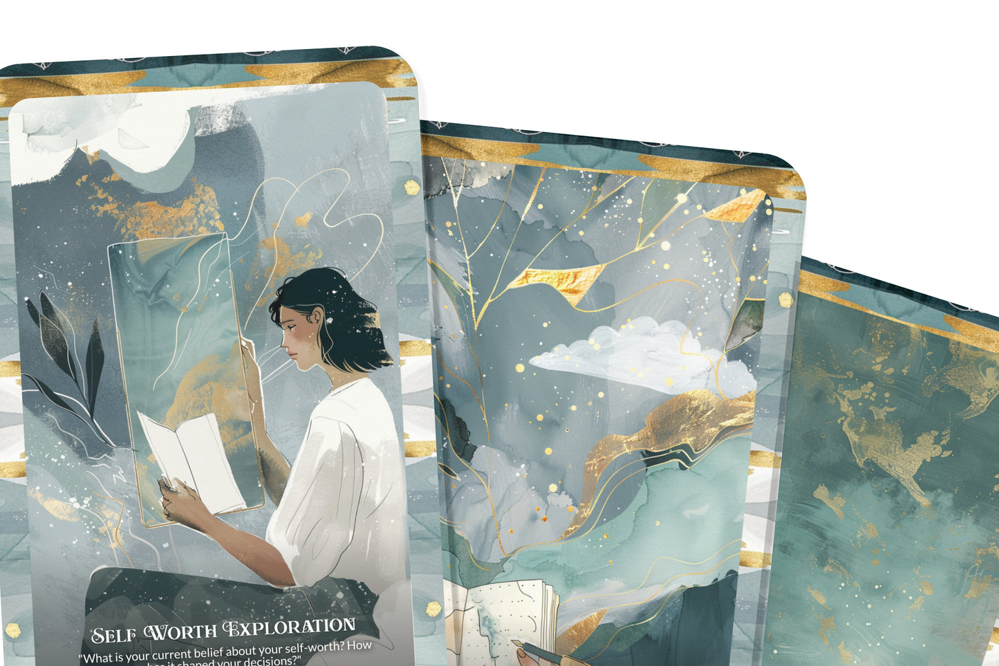 Deep Reflection & Journaling Prompts – Dive Into Self-Discovery – Guided Prompts for Inner Growth 22-Card Deck