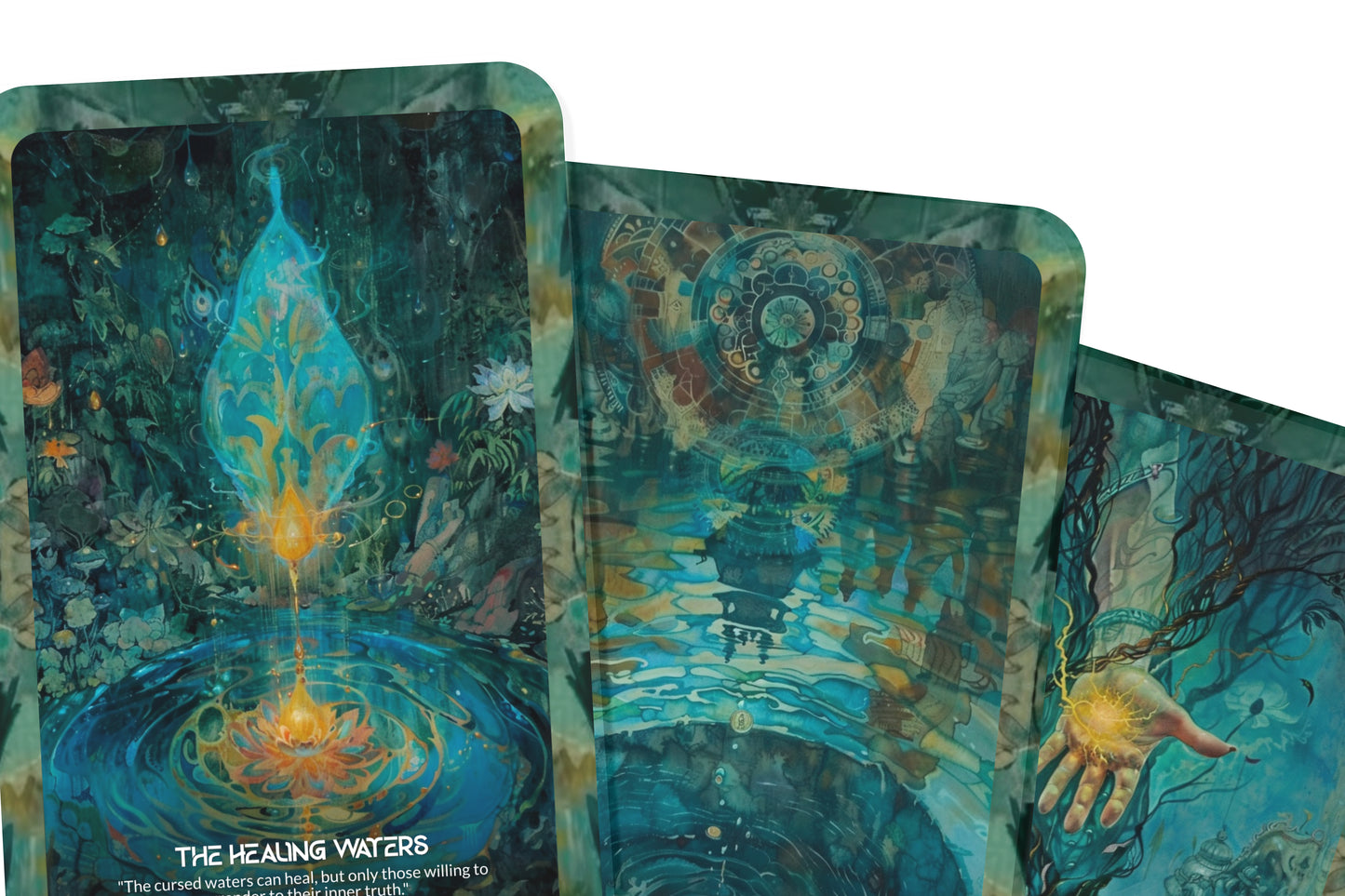 The Cursed Well of Lavasa – A Shadow Work Oracle Deck – 22 Oracle Cards – Maharashtra's Haunted Secrets