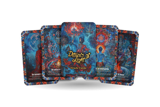 Rituals of Light Oracle: Illuminate your path with this 22-card deck, guiding you through rituals and practices for spiritual growth and self-discovery.