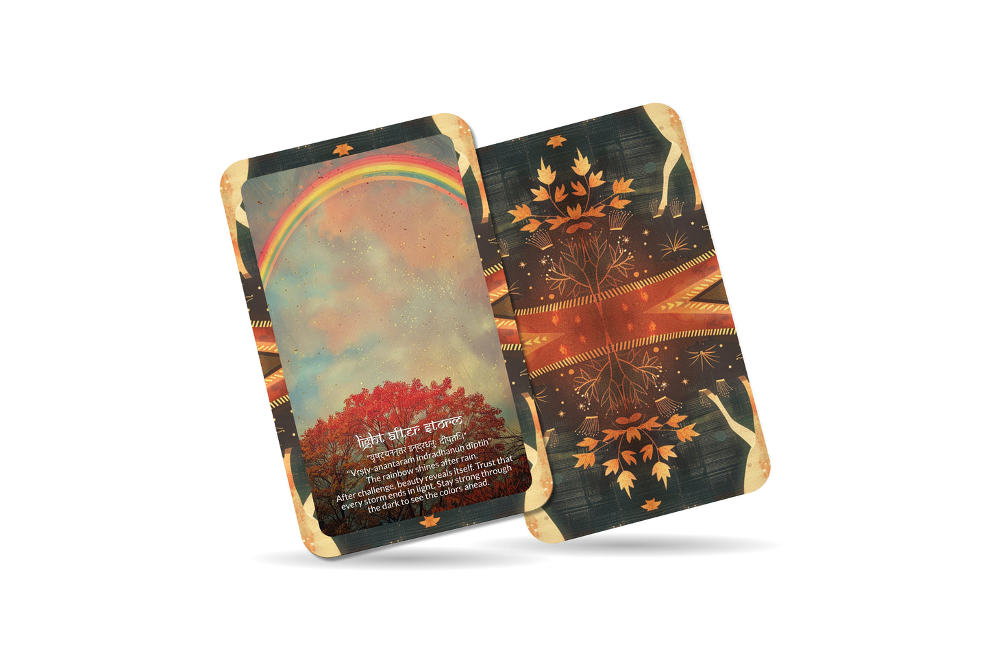 Rainbow Mantra – A Light Spectrum Oracle Deck – 22 Oracle Cards – Bridging the Chakras and Spirit