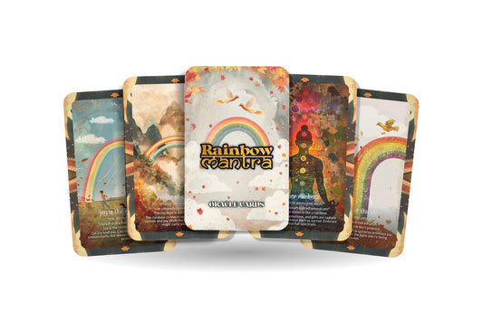 Rainbow Mantra – A Light Spectrum Oracle Deck – 22 Oracle Cards – Bridging the Chakras and Spirit