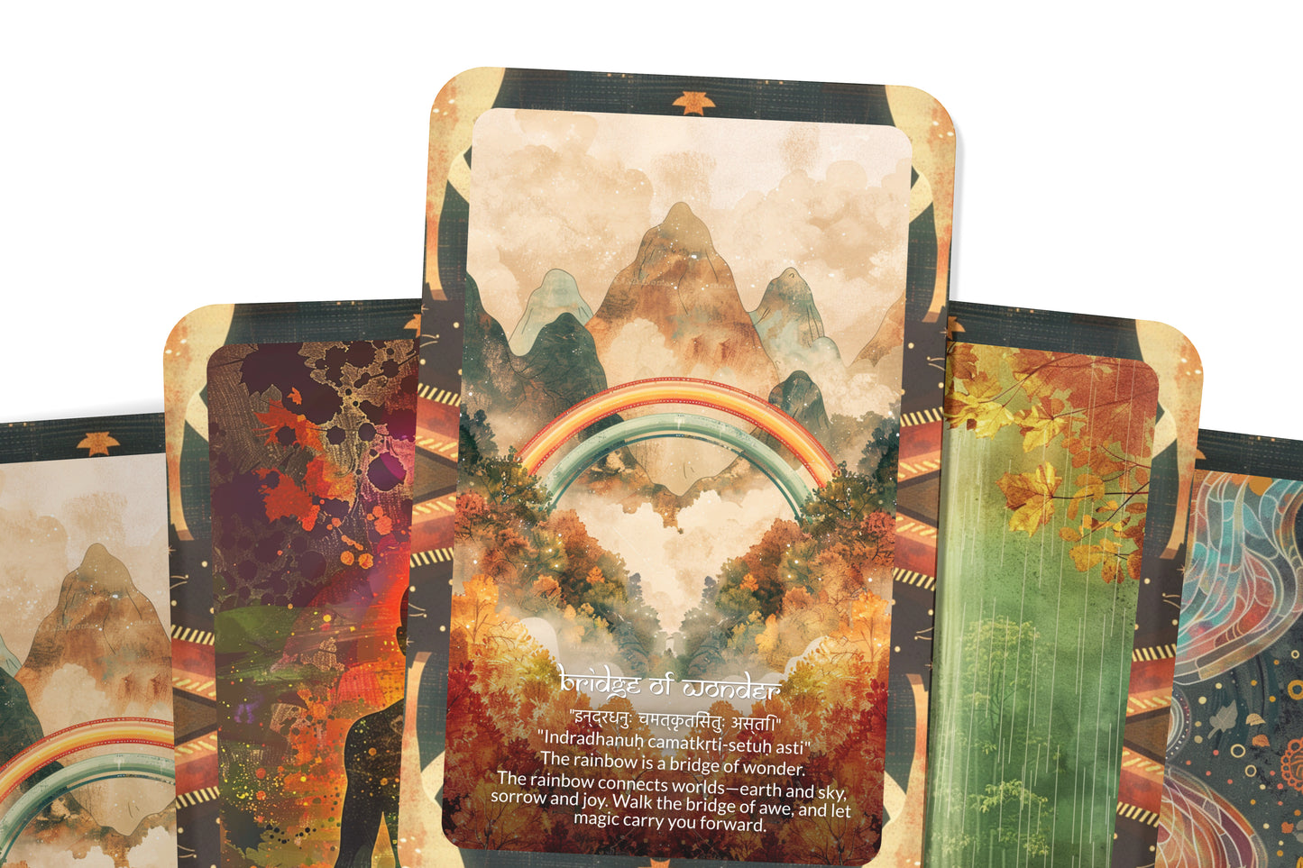 Rainbow Mantra – A Light Spectrum Oracle Deck – 22 Oracle Cards – Bridging the Chakras and Spirit