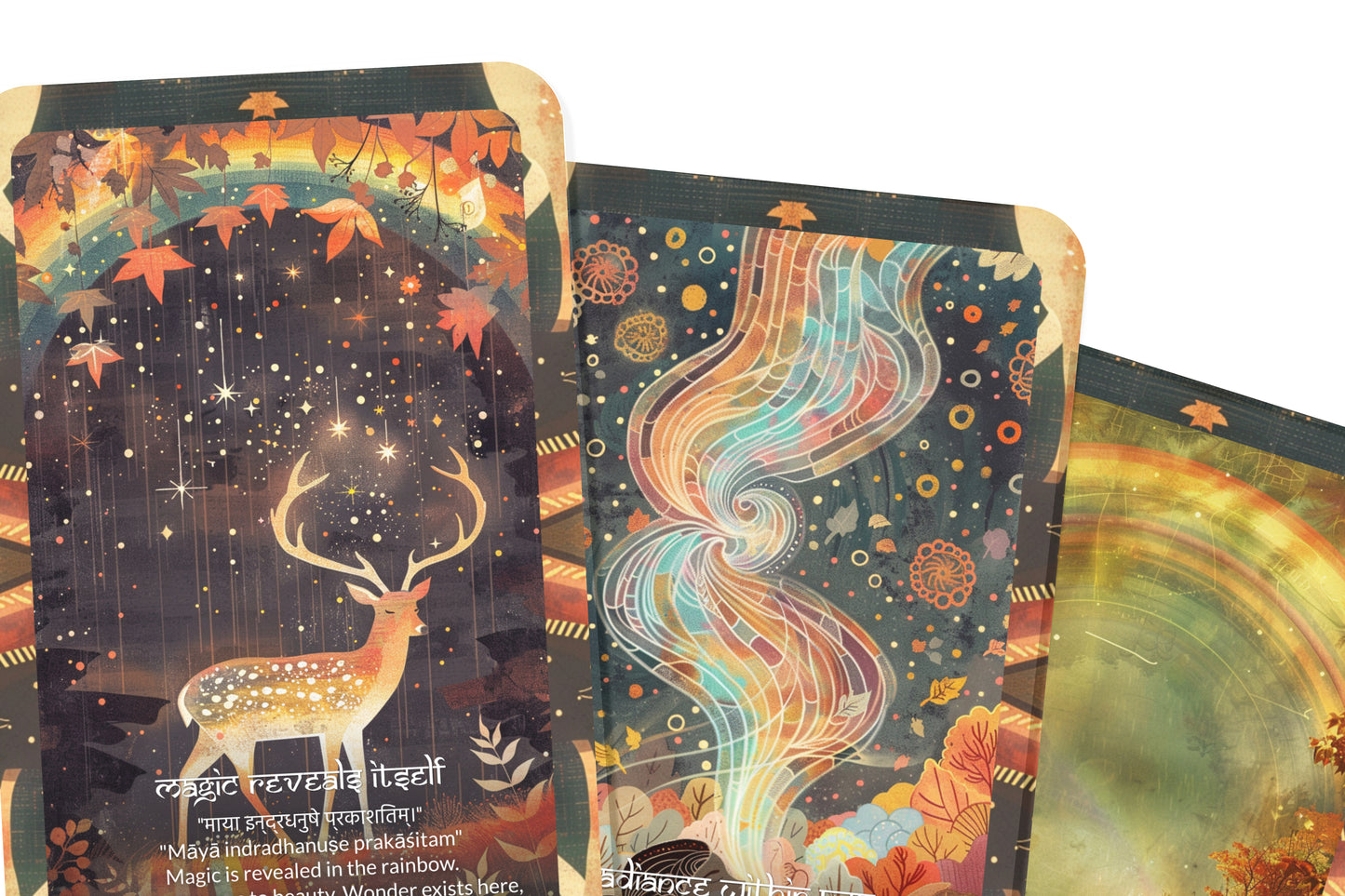 Rainbow Mantra – A Light Spectrum Oracle Deck – 22 Oracle Cards – Bridging the Chakras and Spirit