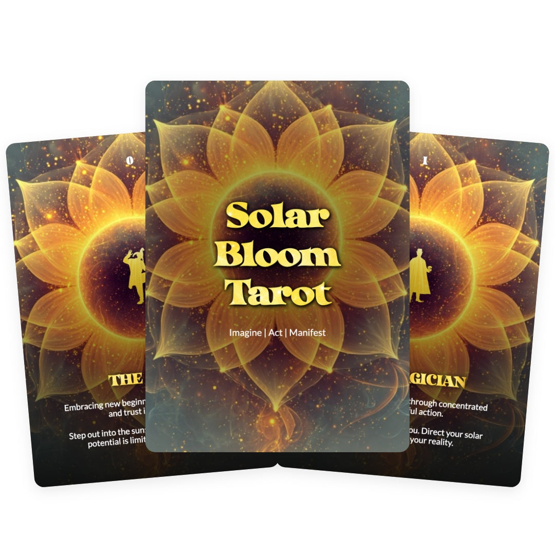 Solar Bloom Tarot - 78 cards