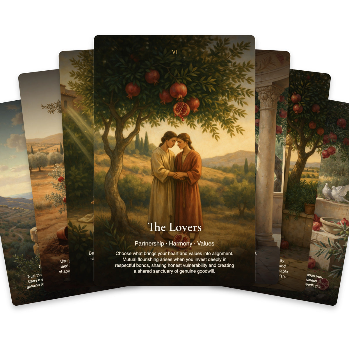 Tarot of Abundance — arrangement 2