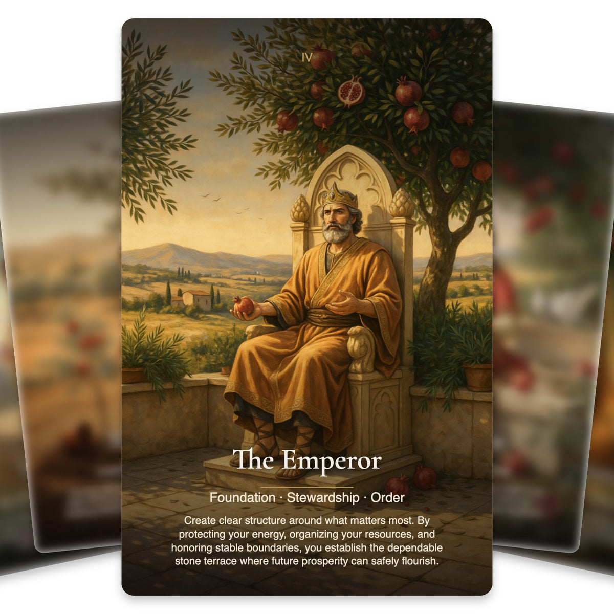 Tarot of Abundance — arrangement 3