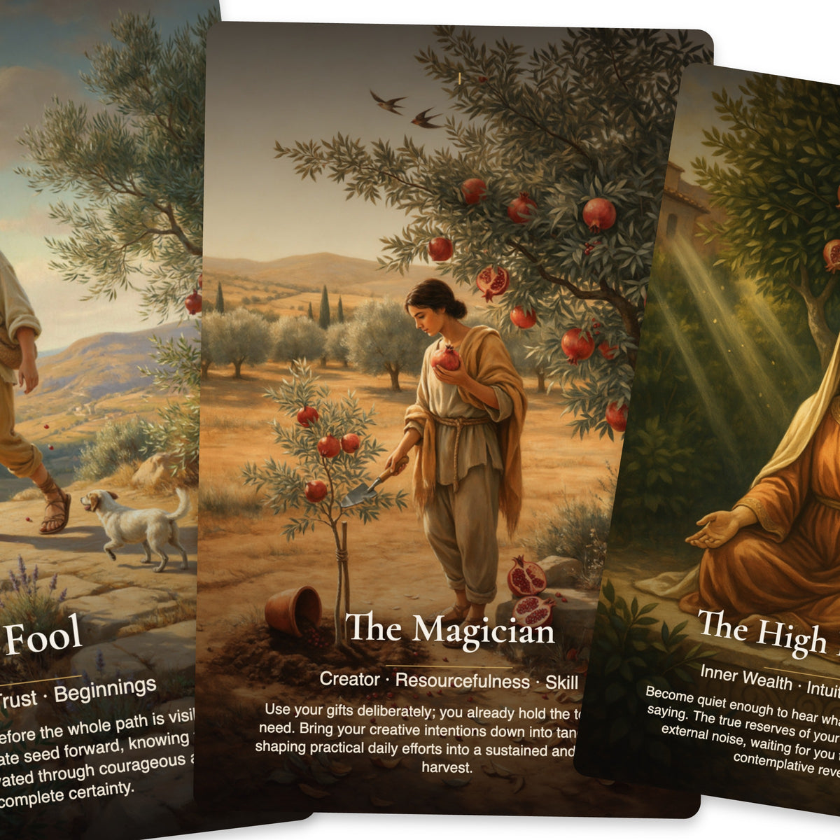 Tarot of Abundance — arrangement 4