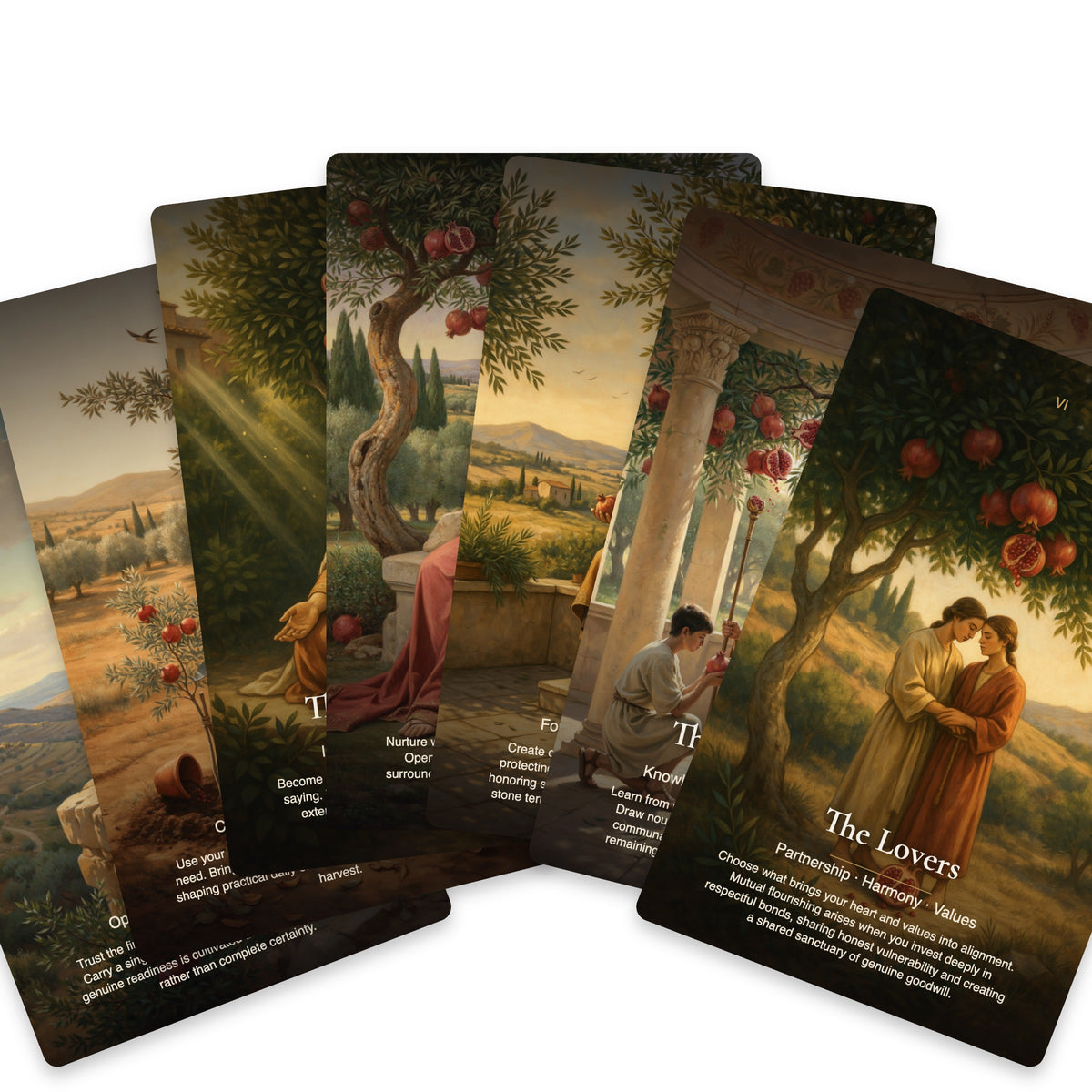 Tarot of Abundance — arrangement 9