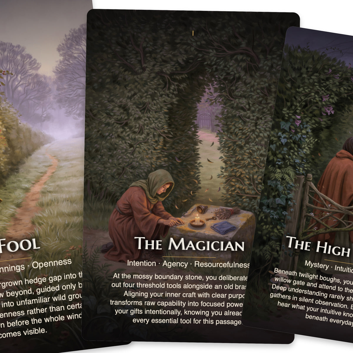 Hedge Witch Tarot — arrangement 4