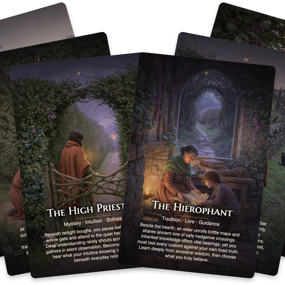 Hedge Witch Tarot — arrangement 6