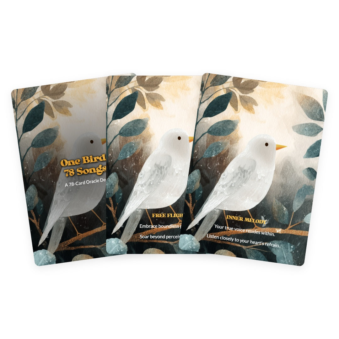 One Bird, 78 Songs - Oracle Cards