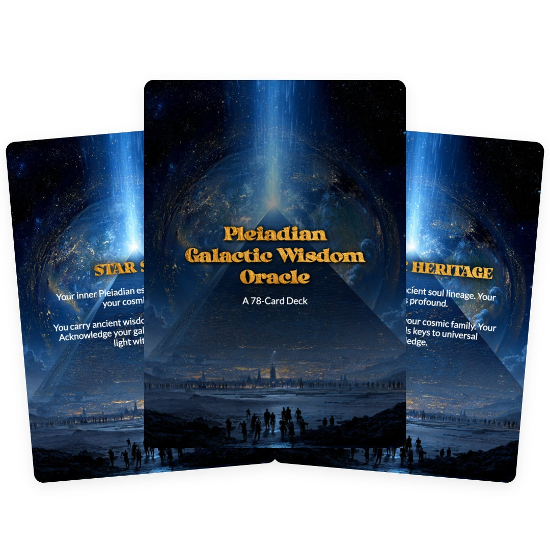 Pleiadian Galactic Wisdom Oracle Deck - 78 Cards