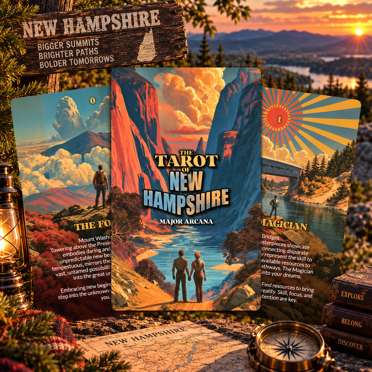 The Tarot of New Hampshire - The 22 Major Arcana