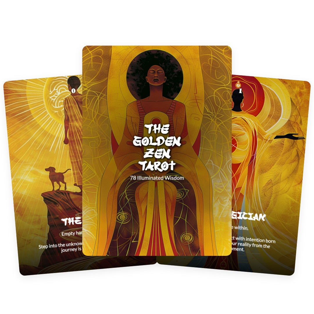 The Golden Zen Tarot - 78 Illuminated Wisdom