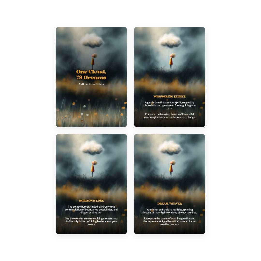 One Cloud, 78 Dreams - Oracle Cards