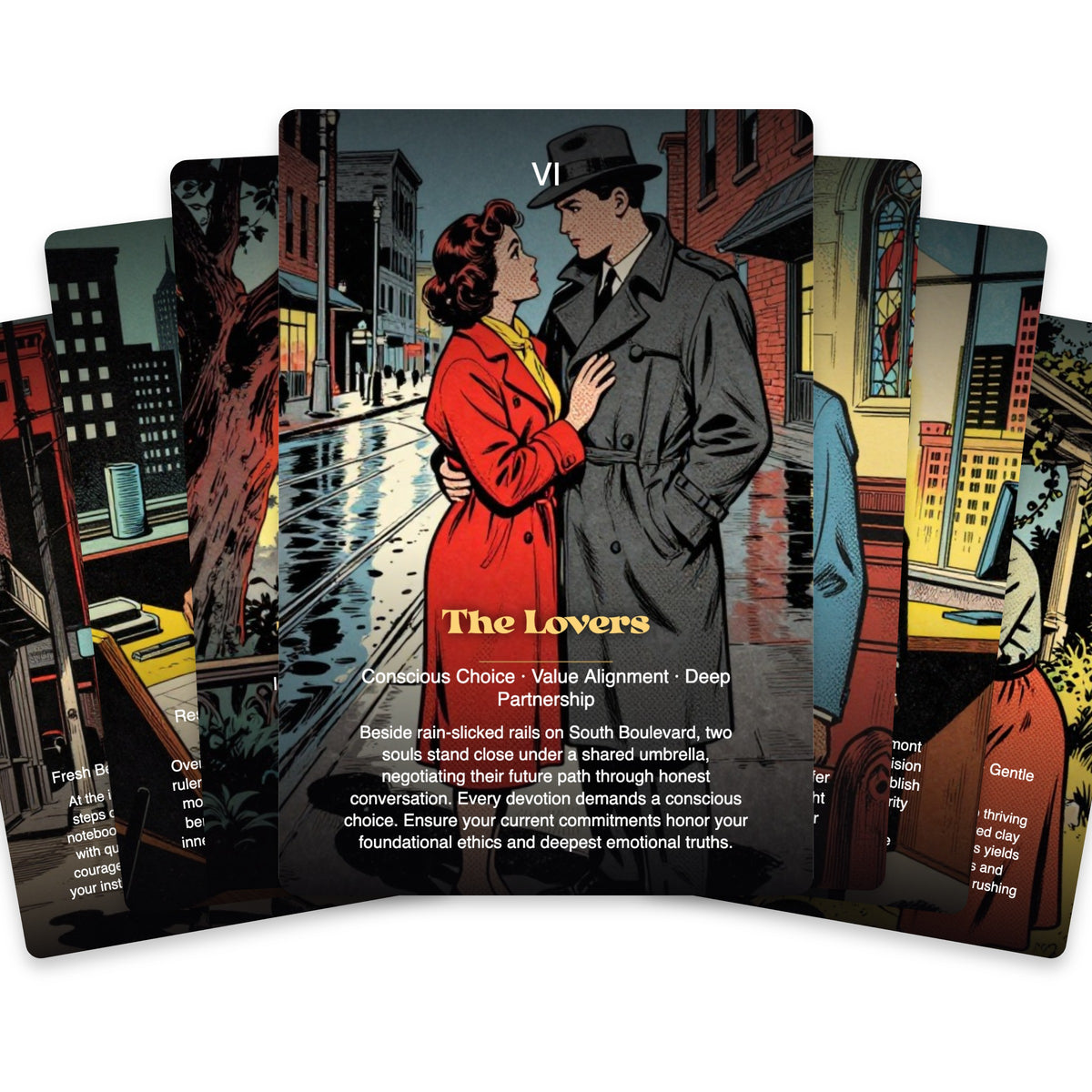The Tarot of Charlotte — arrangement 3