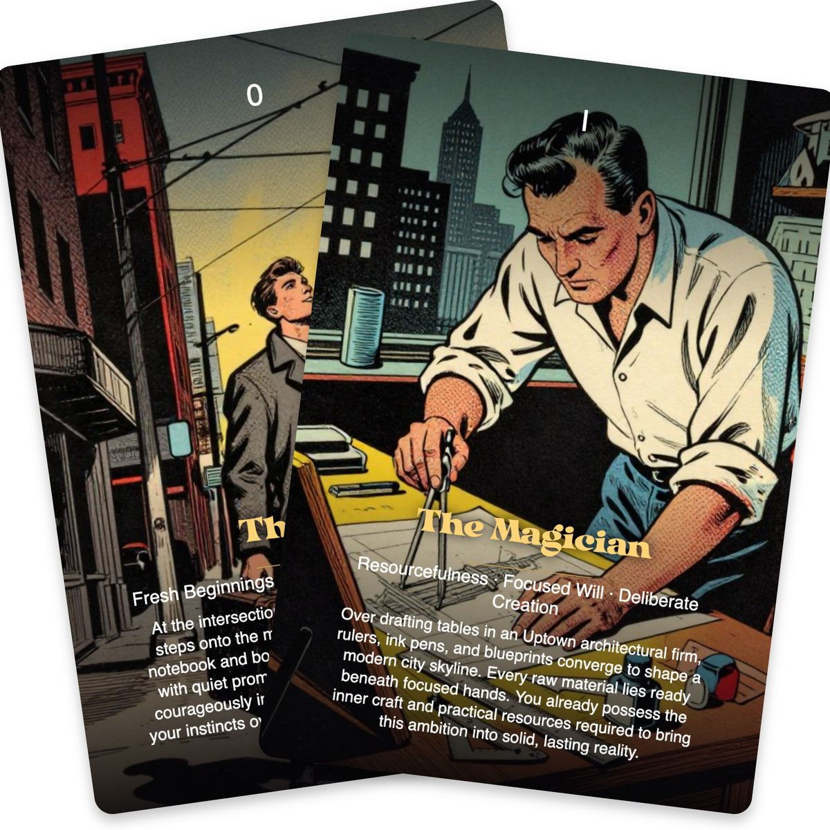 The Tarot of Charlotte — arrangement 5