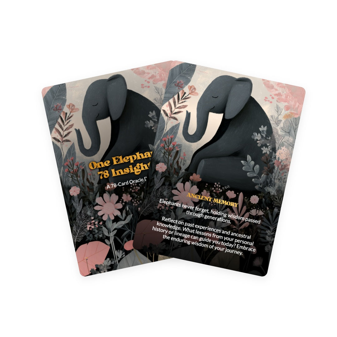 One Elephant, 78 Insights - Oracle Cards