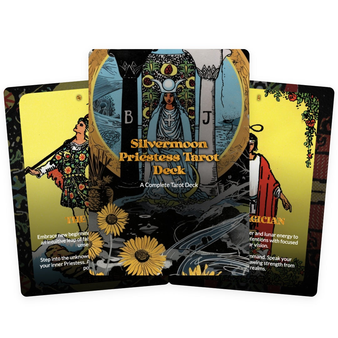 Silvermoon Priestess Tarot Deck - 78 Cards