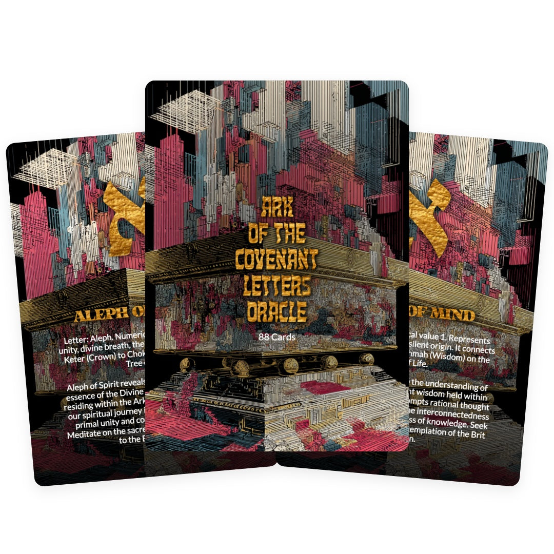 Ark of Covenant Letters Oracle - 88 Cards Deck