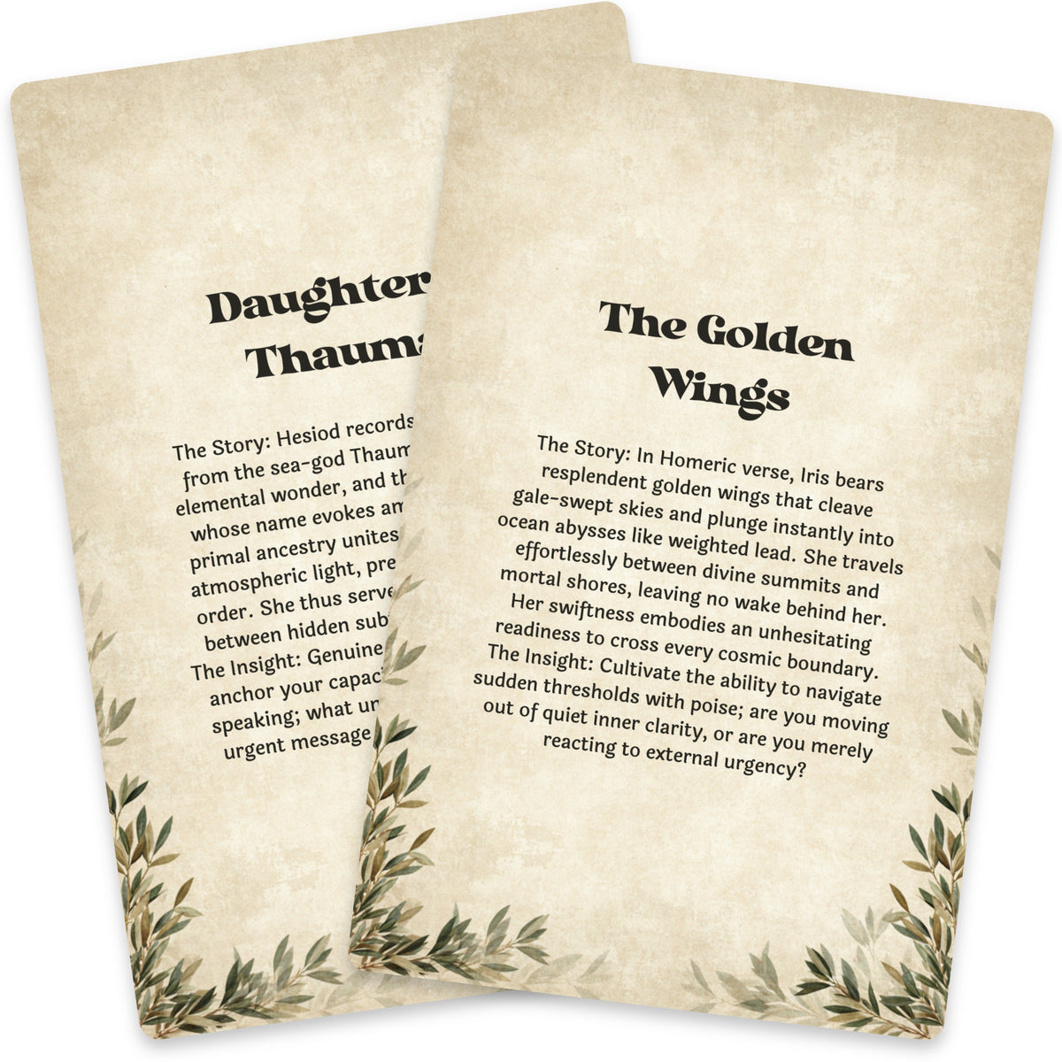 The Oracle of Iris – Greek Rainbow Goddess Oracle Cards, 22-Card Mythology Deck — arrangement 10