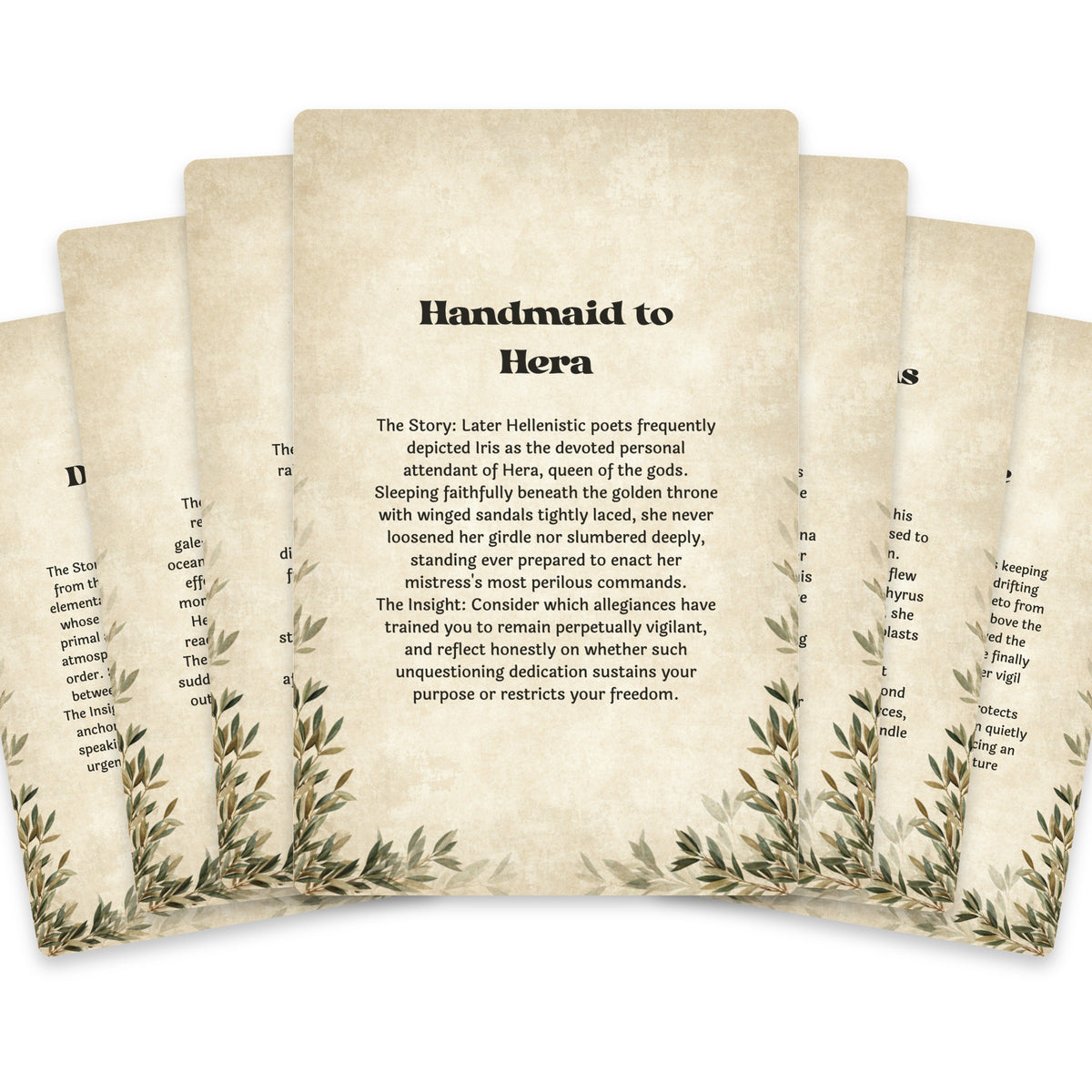 The Oracle of Iris – Greek Rainbow Goddess Oracle Cards, 22-Card Mythology Deck — arrangement 2