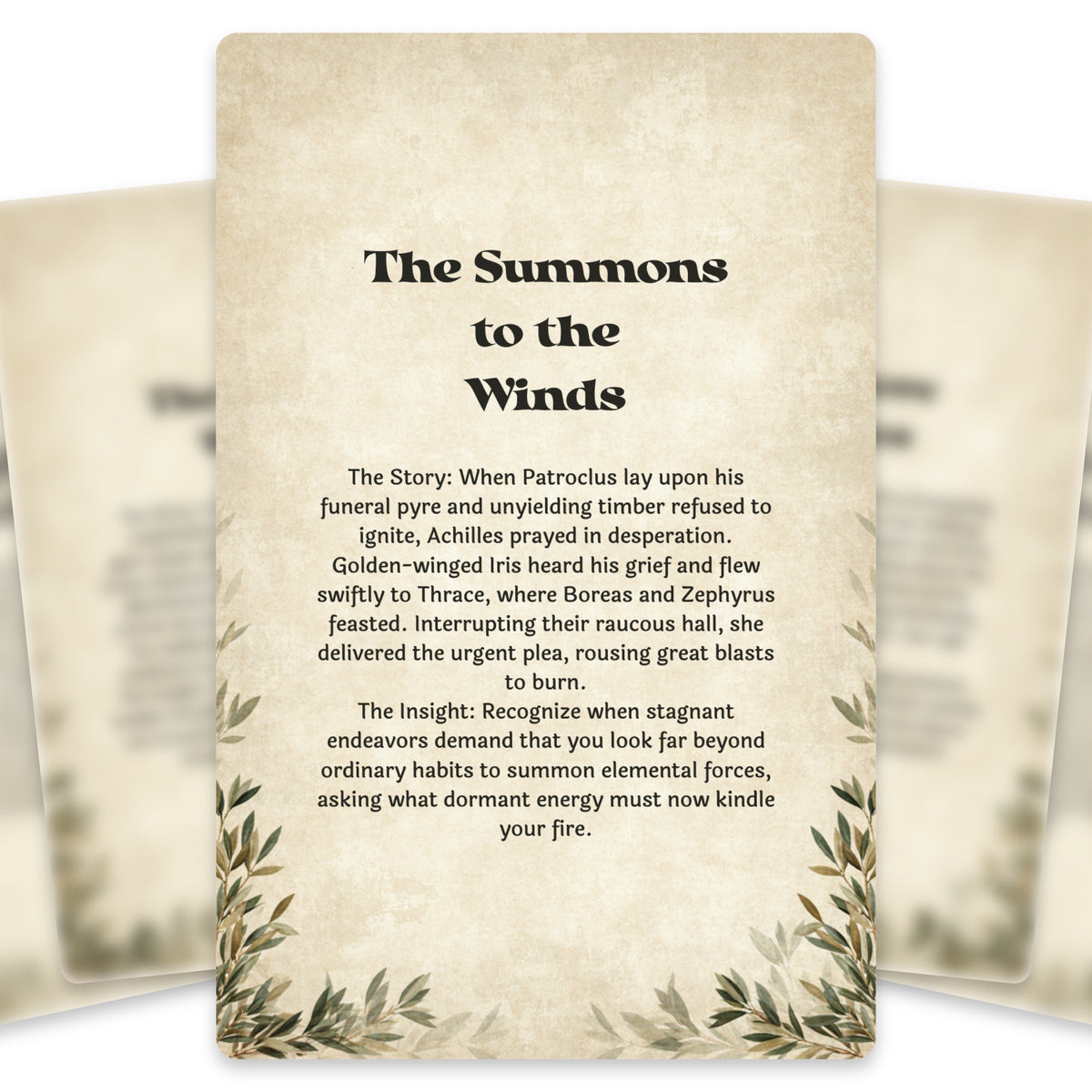 The Oracle of Iris – Greek Rainbow Goddess Oracle Cards, 22-Card Mythology Deck — arrangement 3