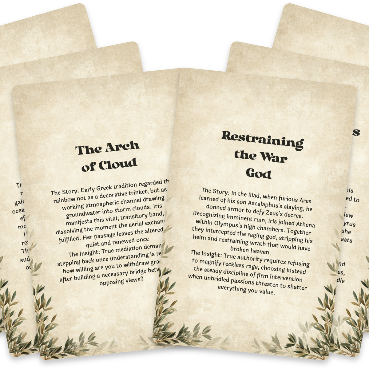 The Oracle of Iris – Greek Rainbow Goddess Oracle Cards, 22-Card Mythology Deck — arrangement 6