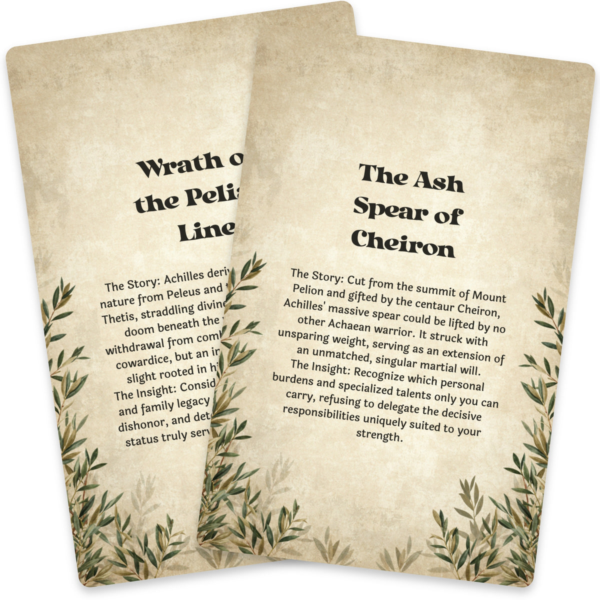 The Oracle of the Iliad – Trojan War and Greek Mythology Oracle Cards, 22-Card Mythology Deck — arrangement 10