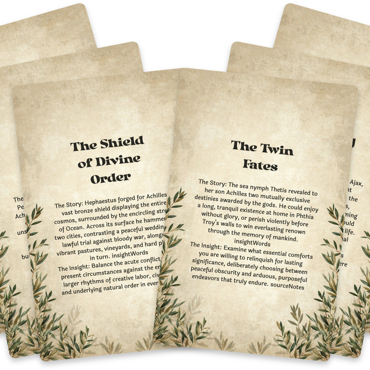 The Oracle of the Iliad – Trojan War and Greek Mythology Oracle Cards, 22-Card Mythology Deck — arrangement 6