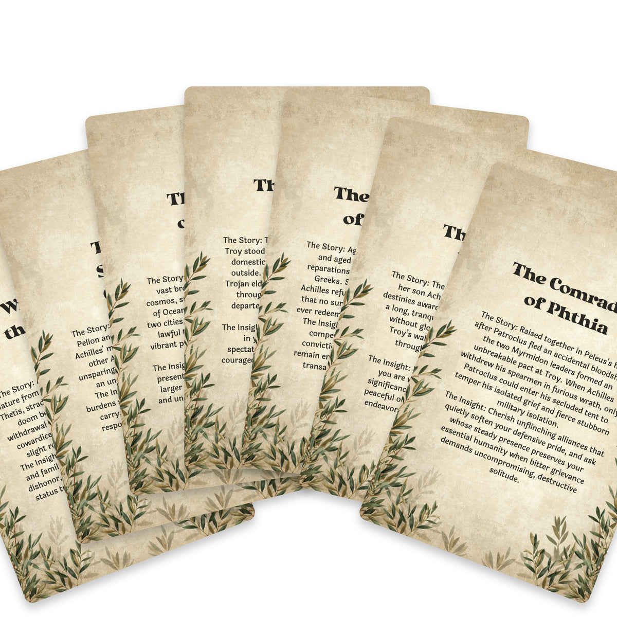 The Oracle of the Iliad – Trojan War and Greek Mythology Oracle Cards, 22-Card Mythology Deck — arrangement 9