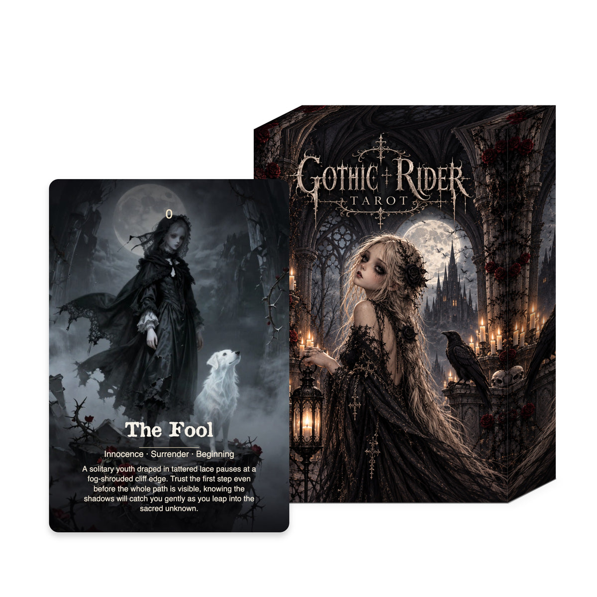 Gothic Rider Tarot — arrangement 1