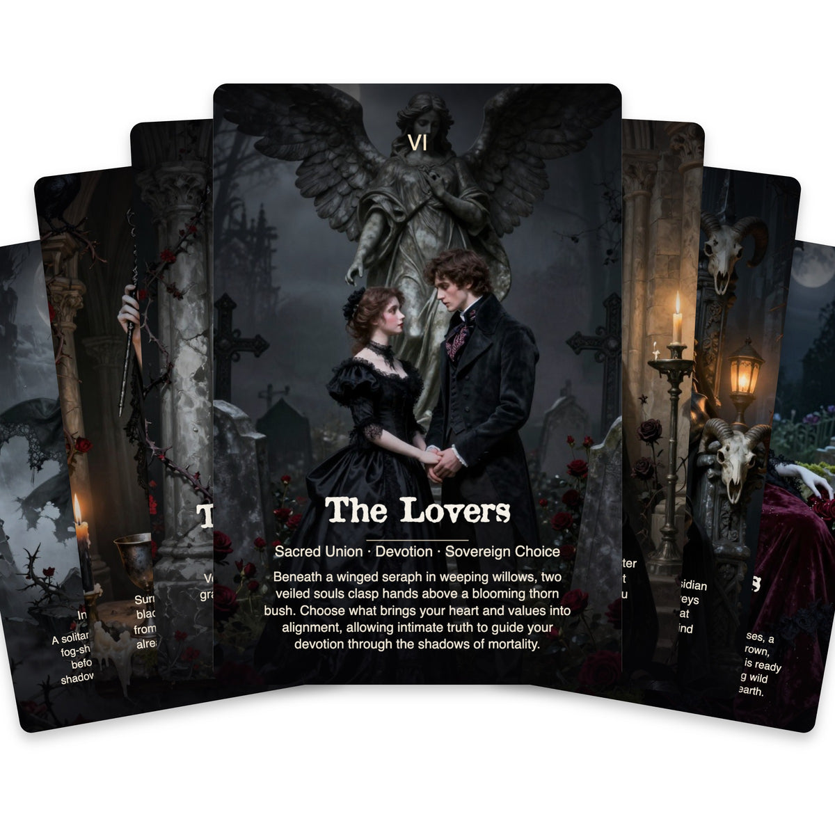 Gothic Rider Tarot — arrangement 3