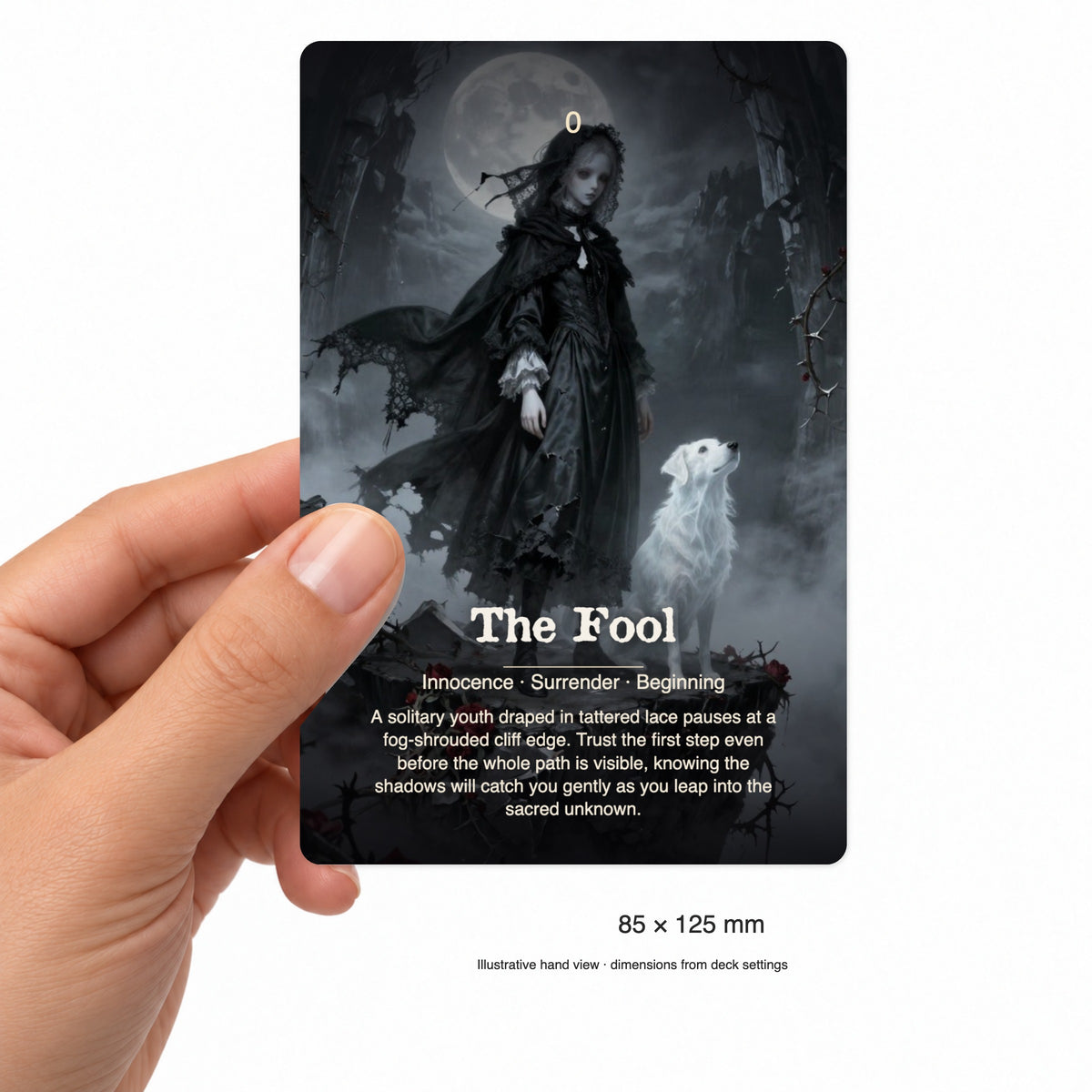 Gothic Rider Tarot — arrangement 5