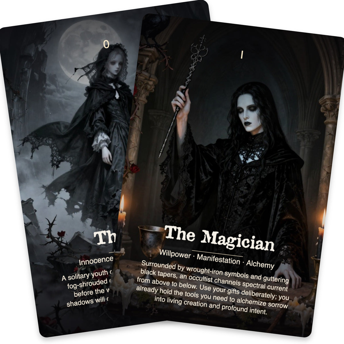 Gothic Rider Tarot — arrangement 6