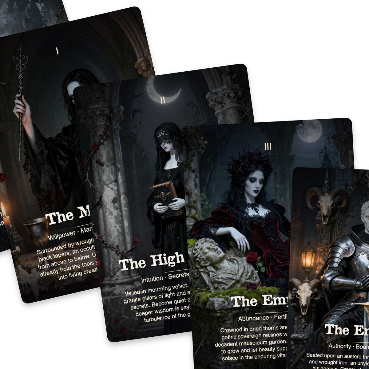Gothic Rider Tarot — arrangement 8