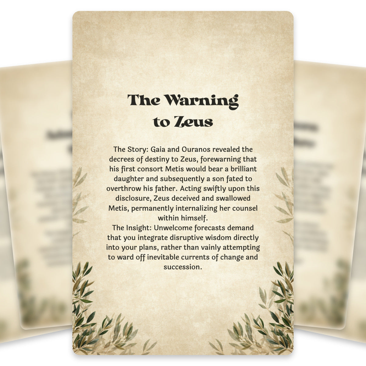 The Oracle of Gaia – Greek Earth Goddess Oracle Cards, 22-Card Mythology Deck — arrangement 3