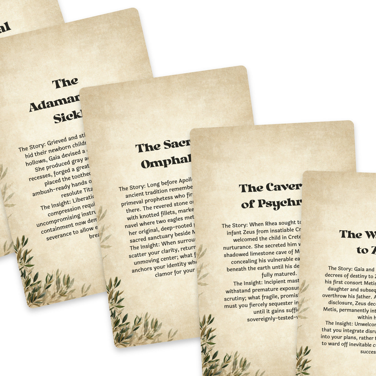 The Oracle of Gaia – Greek Earth Goddess Oracle Cards, 22-Card Mythology Deck — arrangement 8