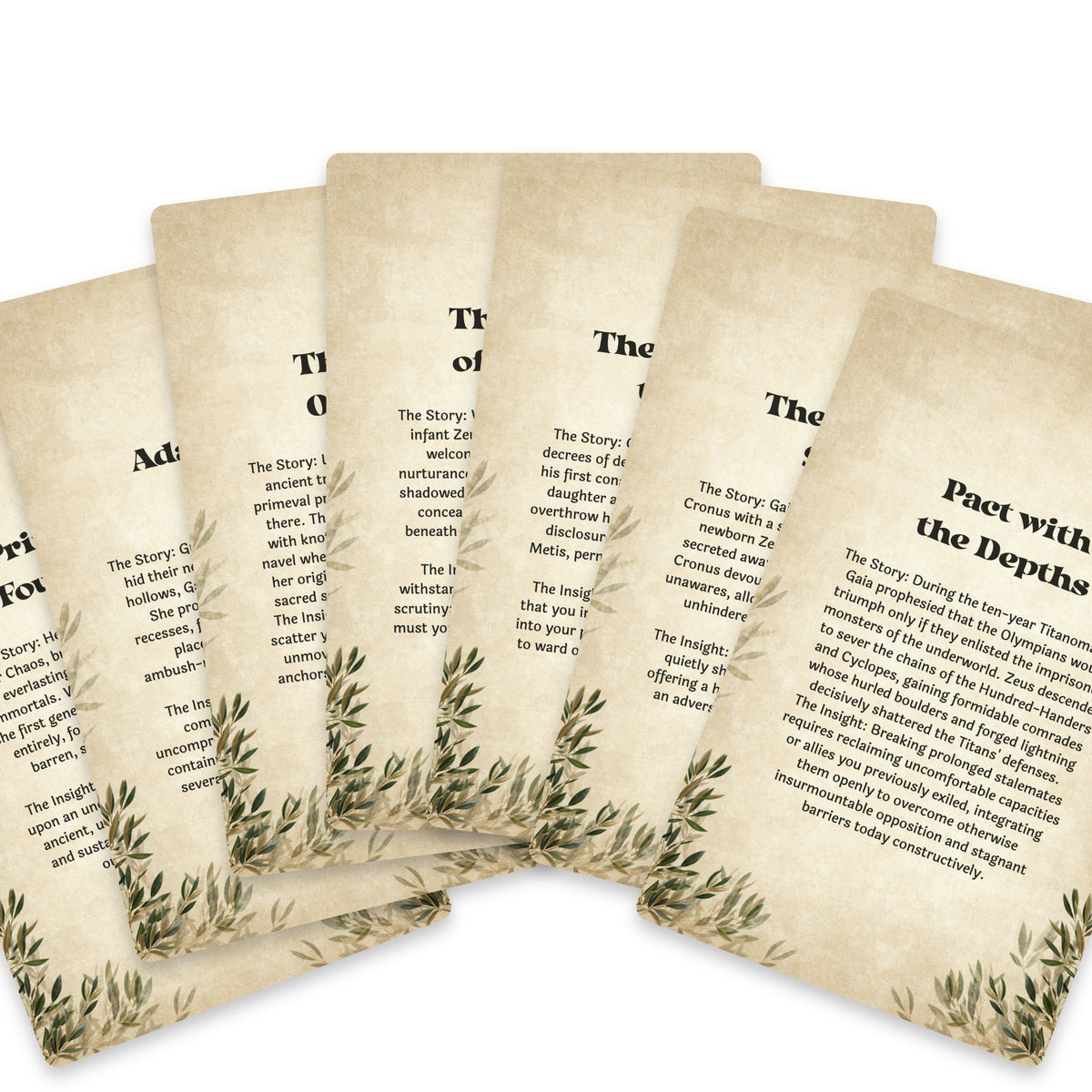The Oracle of Gaia – Greek Earth Goddess Oracle Cards, 22-Card Mythology Deck — arrangement 9