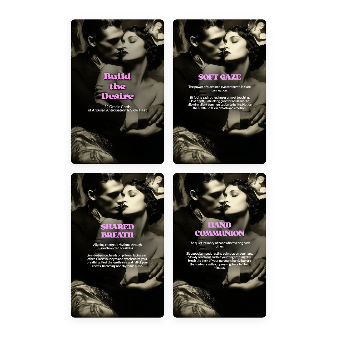 Build the Desire - 22 Oracle Cards of Arousal, Anticipation & Slow Heat